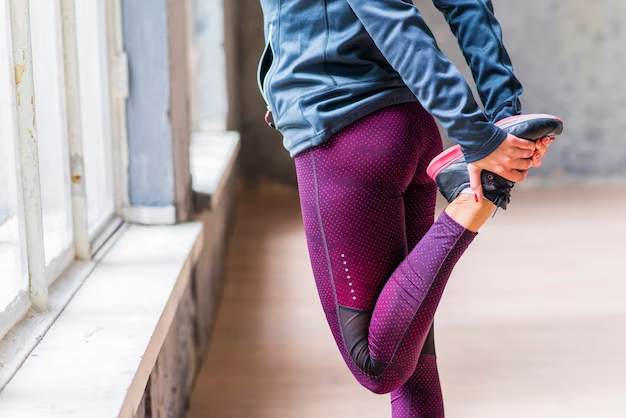 Innovative yoga pants with compression technology